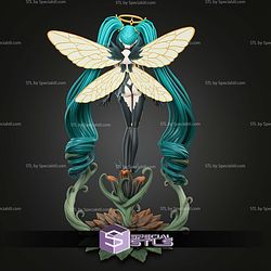 Hatsune Miku Butterfly 314mm STL Files