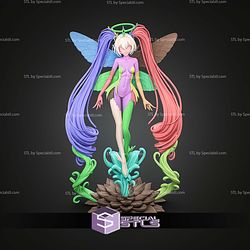 Hatsune Miku Butterfly 314mm STL Files