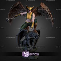 Hawkgirl Hero Pose STL Files