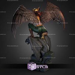Hawkgirl Hero Pose STL Files