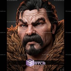 Kraven Portrait Bust 312mm STL Files