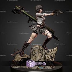 Lady Devil May Cry Gun And Bazoka STL Files