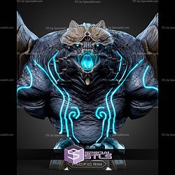 Leatherback Bust 302mm STL Files