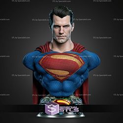 Man Of Steel Portrait Bust 343mm STL Files