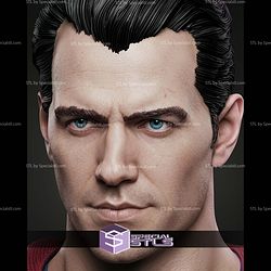 Man Of Steel Portrait Bust 343mm STL Files