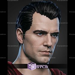 Man Of Steel Portrait Bust 343mm STL Files