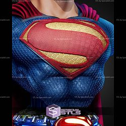 Man Of Steel Portrait Bust 343mm STL Files
