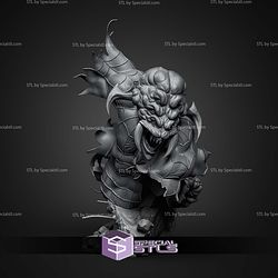 Man Spider Bust 1 6 STL Files