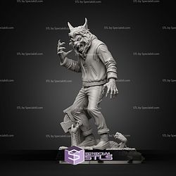 Michael Jackson Thriller Wolf STL Files