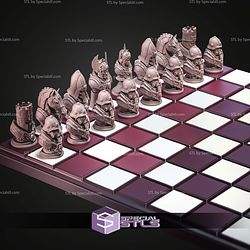 Mini Chess Figures Warmachine STL Files
