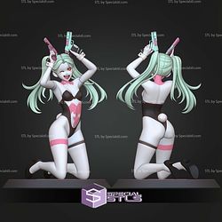 Rebecca Rabbit On Knee 190mm STL Files