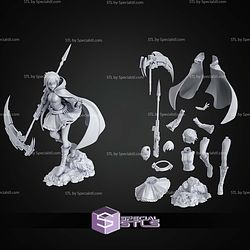 Ruby Rose RWBY 217mm STL Files