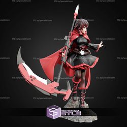 Ruby Rose RWBY 217mm STL Files