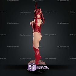 Scarlet Witch Comic Suit STL Files