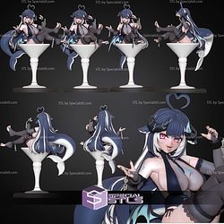 Shylily Succubus Envtuber 258mm STL Files