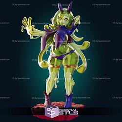 Skeleton Slime Girl STL Files