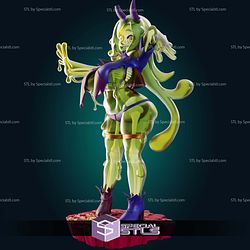 Skeleton Slime Girl STL Files