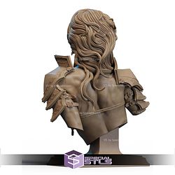 The Ember Queen Bust STL Files
