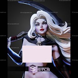 The Lady Death Maiden Skull ALT STL Files