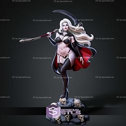 The Lady Death Maiden Skull STL Files
