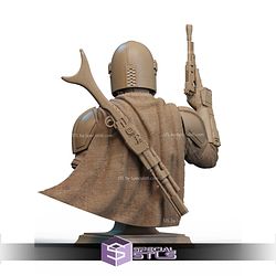 The Mandalorian Hero Pose Bust STL Files