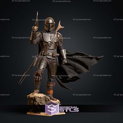 The Mandalorian Hero Pose STL Files