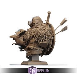The North Warrior Bust Fanart STL Files