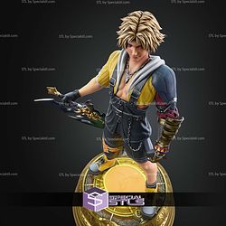 Tidus Final Fantasy 278mm STL Files