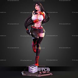 Tifa Lockhart Semi Realistic STL Files