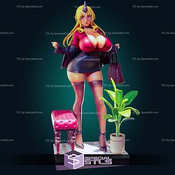 Tionishia Tall Office Lady STL Files
