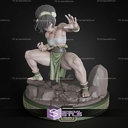 Toph Beifong Battle Pose 177mm STL Files