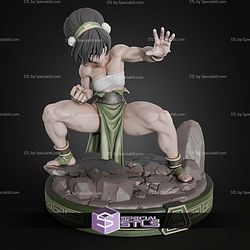 Toph Beifong Battle Pose 177mm STL Files