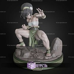 Toph Beifong Battle Pose 177mm STL Files