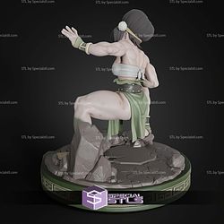 Toph Beifong Battle Pose 177mm STL Files