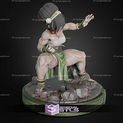 Toph Beifong Battle Pose 177mm STL Files