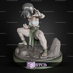 Toph Beifong Battle Pose 177mm STL Files