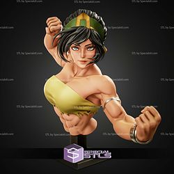 Toph Muscle Breath Of Earth Bust STL Files