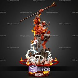 Trigon Hell Base 600mm STL Files