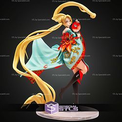 Usagi Sailor Moon Dress 300mm STL Files