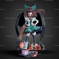 Utsuho Reiuji Touhou Project 289mm STL Files