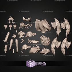 Utsuho Reiuji Touhou Project 289mm STL Files