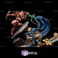 Vindicator Maraad And Valeera Sanguinar STL Files