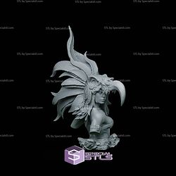 Vulture Queen Bust STL Files