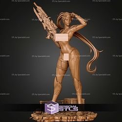 Widowmaker And Gun 220mm ALT STL Files