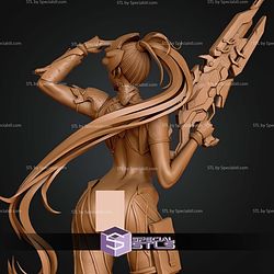 Widowmaker And Gun 220mm ALT STL Files