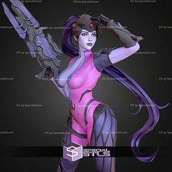 Widowmaker And Gun 220mm STL Files