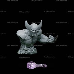 Wolverine Gun Base Bust STL Files