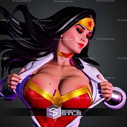 Wonder Woman Semi Realistic 304mm STL Files