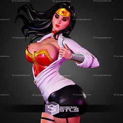 Wonder Woman Semi Realistic 304mm STL Files