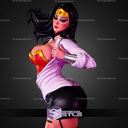 Wonder Woman Stylized 304mm STL Files